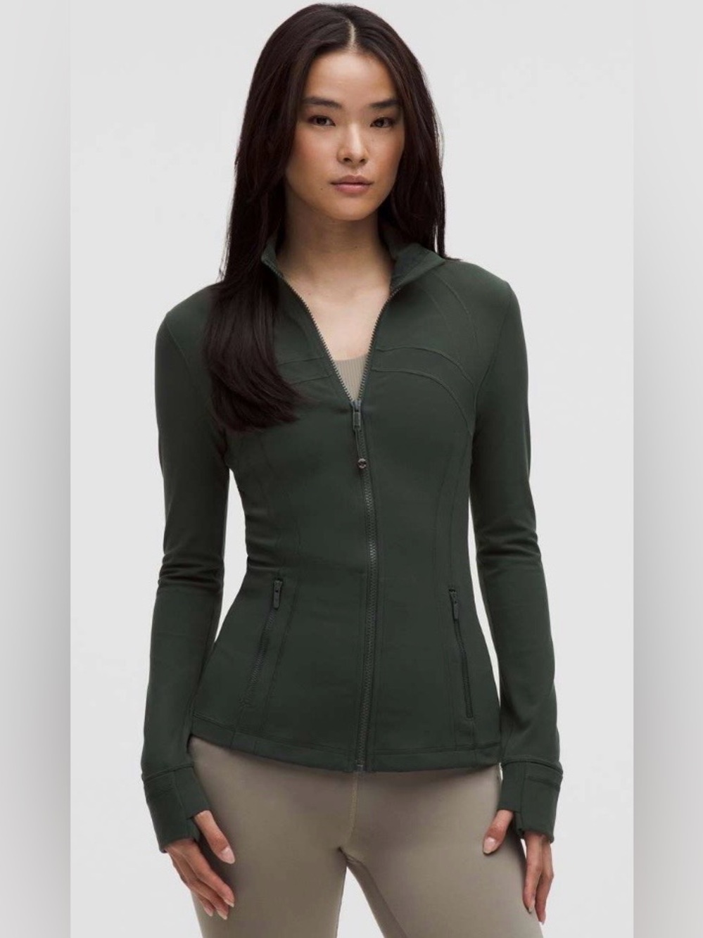 Lululemon NWT Define Nulu Jacket Rain Forests Green Size 2